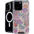 Warm Taupe Floral iPhone 16 Pro MagSafe Case